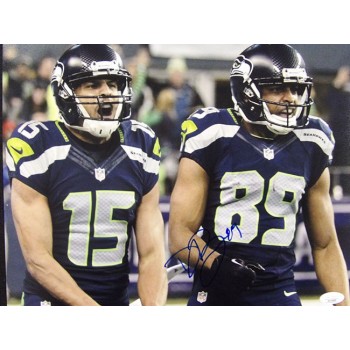 Doug Baldwin Seattle Seahawks Signed 11x14 Matte Photo JSA Authenticated