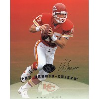Pat Barnes Kansas City Chiefs Signed 8x10 Card Stock Photo 97 Leaf Authenticated