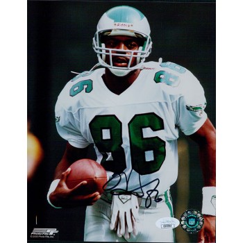Fred Barnett Philadelphia Eagles Signed 8x10 Glossy Photo JSA Authenticated