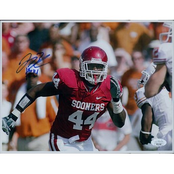 Jeremy Beal Oklahoma Sooners Signed 8.5x11 Cardstock Photo JSA Authenticated