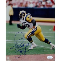 Jerome Bettis Los Angeles Rams Signed 8x10 Glossy Photo JSA Authenticated