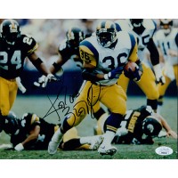 Jerome Bettis Los Angeles Rams Signed 8x10 Glossy Photo JSA Authenticated