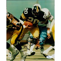 Rocky Bleier Pittsburgh Steelers Signed NFL Football 8x10 Photo JSA Authenticated