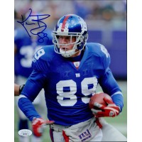 Kevin Boss New York Giants Signed 8x10 Matte Photo JSA Authenticated