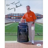 Tommy Bowden Clemson Tigers Signed 8x10 Card Stock Photo JSA Authenticated