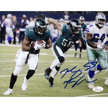 Nigel Bradham Philadelphia Eagles Signed 8x10 Matte Photo JSA Authenticated