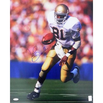 Tim Brown Signed Notre Dame Fighting Irish 16x20 Photo Tristar Authenticated