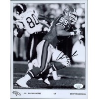 Glenn Cadrez Denver Broncos Signed 8x10 Glossy Photo JSA Authenticated