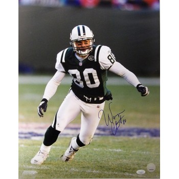 Wayne Chrebet New York Jets Signed 16x20 Glossy Photo JSA Authenticated