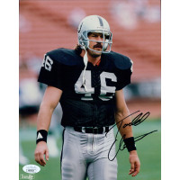 Todd Christensen Oakland Raiders Signed 8x10 Glossy Photo JSA Authenticated