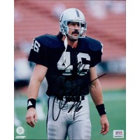 Todd Christensen Oakland Raiders Signed 8x10 Glossy Photo PSA/DNA Authenticated