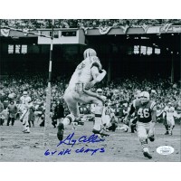 Gary Collins Cleveland Browns Signed 8x10 Matte Photo JSA Authenticated