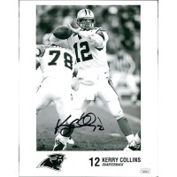 Kerry Collins Carolina Panthers Signed 8x10 Glossy Photo JSA Authenticated