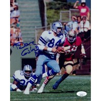 Doug Cosbie Dallas Cowboys Signed 8x10 Glossy Photo JSA Authenticated