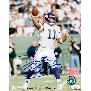 Daunte Culpepper Minnesota Vikings Signed 8x10 Glossy Photo JSA Authenticated