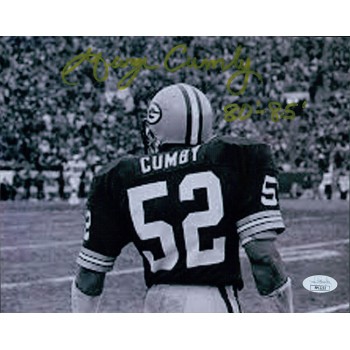 George Cumby Green Bay Packers Signed 8x10 Matte Photo JSA Authenticated