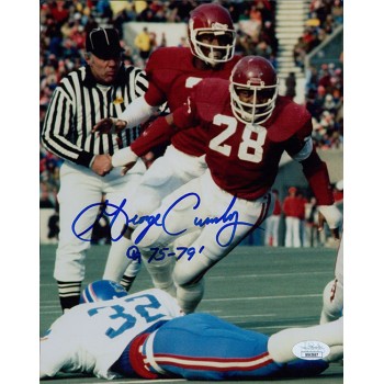 George Cumby Oklahoma Sooners Signed 8x10 Matte Photo JSA Authenticated