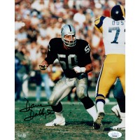Dave Dalby Oakland Raiders Signed 8x10 Glossy Photo JSA Authenticated