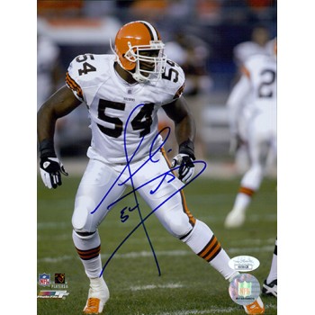 Andra Davis Cleveland Browns Signed 8x10 Glossy Photo JSA Authenticated