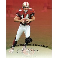 Jim Druckenmiller 49ers Signed 8x10 Card Stock Photo 97 Leaf Authenticated