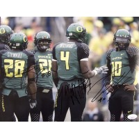 Oregon Ducks Dennis Dixon Stewart Williams Signed 11x14 Matte Photo JSA Authen