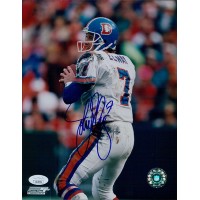 John Elway Denver Broncos Signed 8x10 Glossy Photo JSA Authenticated