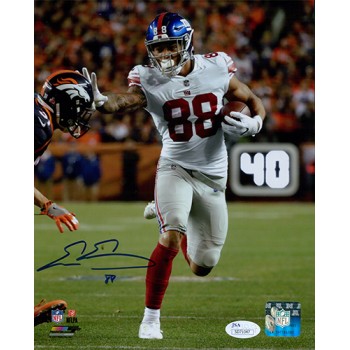 Evan Engram New York Giants Signed 8x10 Matte Photo JSA Authenticated