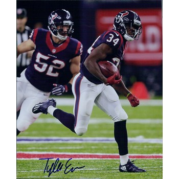 Tyler Ervin Houston Texans Signed 8x10 Glossy Photo PSA Authenticated