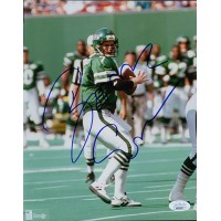 Boomer Esiason New York Jets Signed 8x10 Glossy Photo JSA Authenticated
