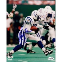Marshall Faulk Indianapolis Colts Signed 8x10 Glossy Photo JSA Authenticated