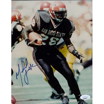 Marshall Faulk San Diego State Aztecs Signed 8x10 Glossy Photo JSA Authenticated