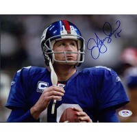 Jeff Feagles New York Giants Signed 8x10 Matte Photo PSA Authenticated