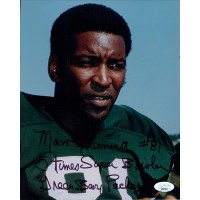 Marv Fleming Green Bay Packers Signed 8x10 Glossy Photo JSA Authenticated