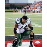 Ereck Flowers Miami Hurricanes Signed 8x10 Matte Photo JSA Authenticated