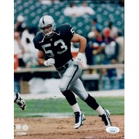 Rob Fredrickson Oakland Raiders Signed 8x10 Glossy Photo JSA Authenticated