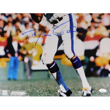 Roman Gabriel Los Angeles Rams Signed 16x20 Glossy Photo JSA Authenticated