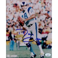 Roman Gabriel Los Angeles Rams Signed 8x10 Glossy Photo JSA Authenticated