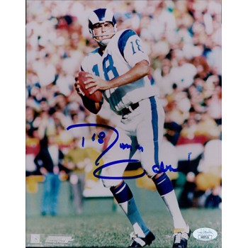 Roman Gabriel Los Angeles Rams Signed 8x10 Glossy Photo JSA Authenticated