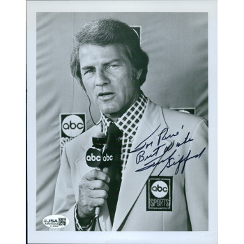 Frank Gifford Football Player Signed 7x9 Glossy Photo JSA Authenticated Frank Gifford Football Player Signed 7x9 Glossy Photo JSA Authenticated