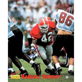 Randall Godfrey Georgia Bulldogs Signed 8x10 Cardstock Photo Signature Rookies