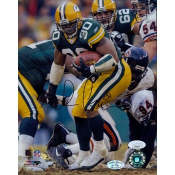 Ahman Green Green Bay Packers Signed 8x10 Glossy Photo JSA Authenticated