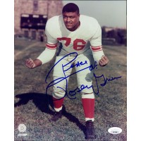 Rosey Grier New York Giants Signed 8x10 Glossy Photo JSA Authenticated