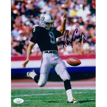 Ray Guy Oakland Raiders Signed 8x10 Glossy Photo JSA Authenticated