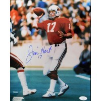 Jim Hart St. Louis Cardinals Signed 11x14 Glossy Photo JSA Authenticated