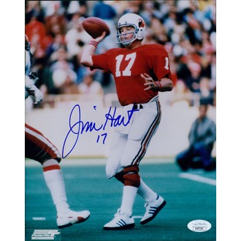 Jim Hart St. Louis Cardinals Signed 8x10 Glossy Photo JSA Authenticated