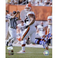 Steve Heiden Cleveland Browns Signed 8x10 Glossy Photo JSA Authenticated