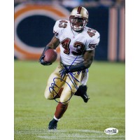 Maurice Hicks San Francisco 49ers Signed 8x10 Matte Photo JSA Authenticated