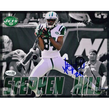 Stephen Hill New York Jets Signed 8x10 Matte Photo JSA Authenticated