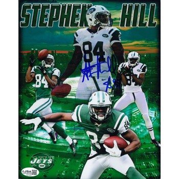 Stephen Hill New York Jets Signed 8x10 Matte Photo JSA Authenticated