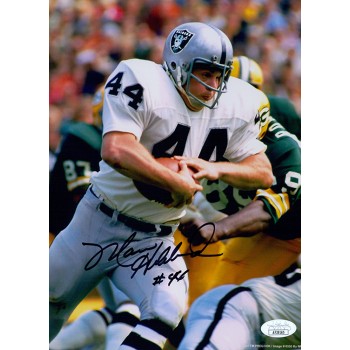 Marv Hubbard Oakland Raiders Signed 8x10 Glossy Photo JSA Authenticated